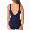 Miraclesuit Crossover With Mesh One Piece Swimsuit Clearance