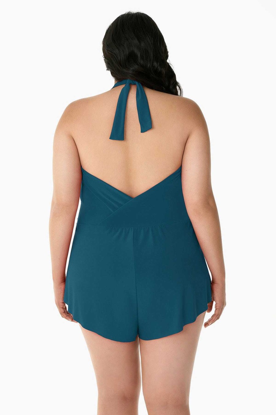 Magicsuit Plus Size Bianca One Piece Romper Swimsuit New