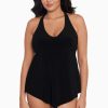 Magicsuit Plus Size Taylor Tankini Top Black Hot