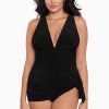 Magicsuit Plus Size Celine Swim Dress Black Hot