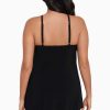 Magicsuit Plus Size Parker One Piece Swim Dress Black Best