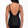 Miraclesuit Sub Rosa Sanibel One Piece Swimsuit Black/White Wholesale