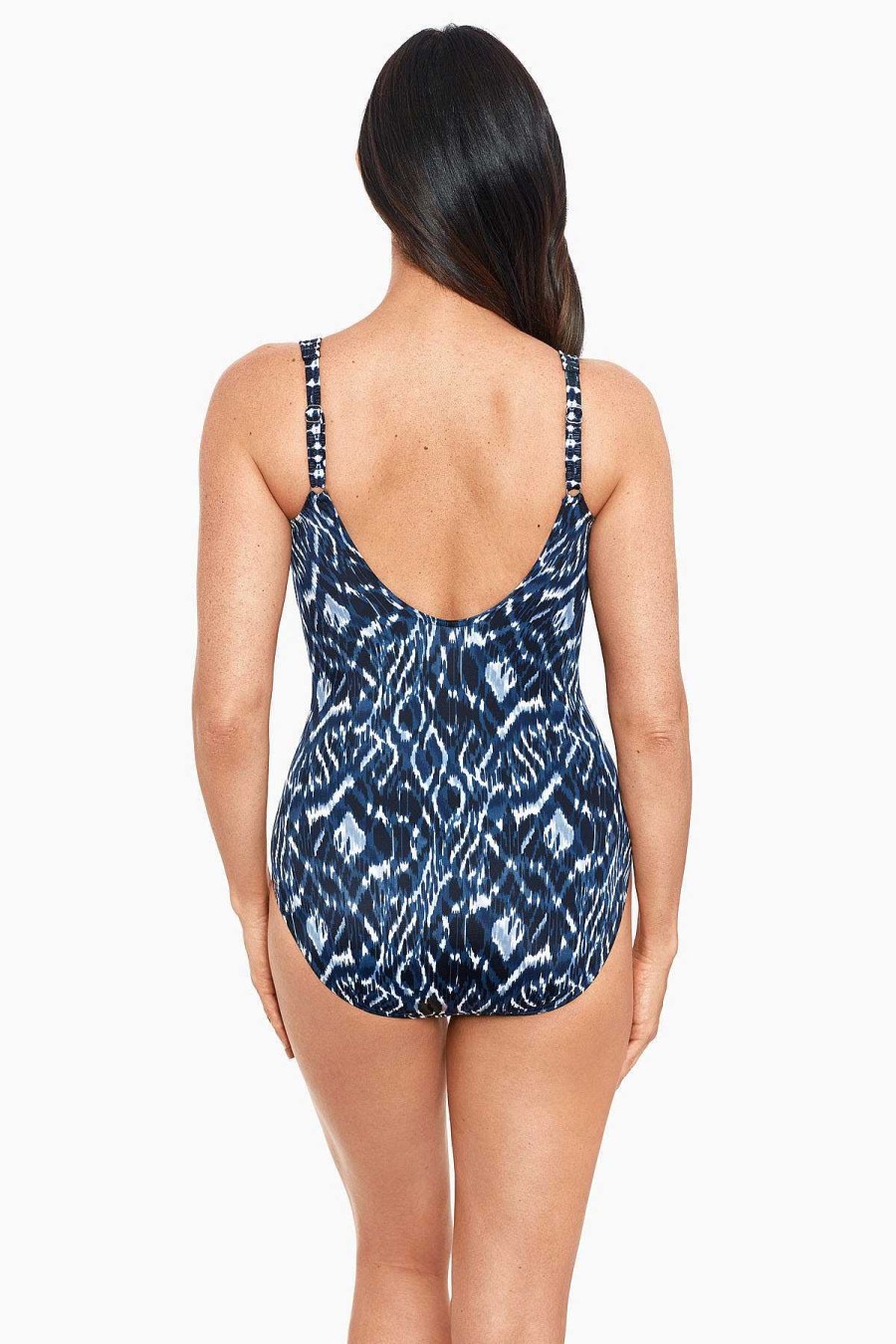 Miraclesuit Palatium Sanibel One Piece Swimsuit Dd-Cup Blue/Multi Hot