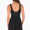 Miraclesuit Pin Point Marais One Piece Swim Dress Clearance