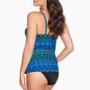 Miraclesuit Ocean Ombre Love Knot Tankini Top Dd-Cup Blue/Multi Clearance