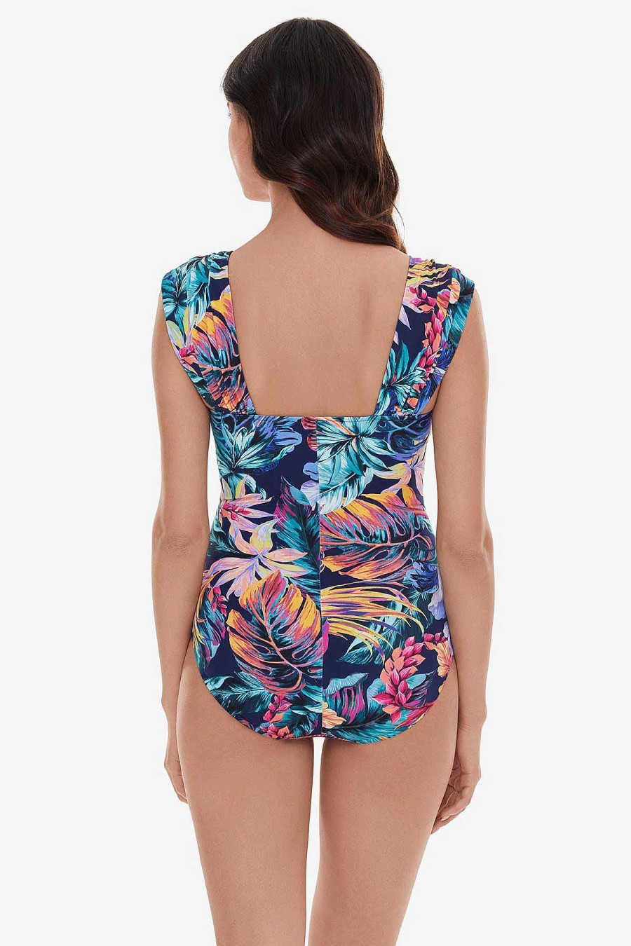 Magicsuit Belize Natalie One Piece Swimsuit Navy/Multi Best