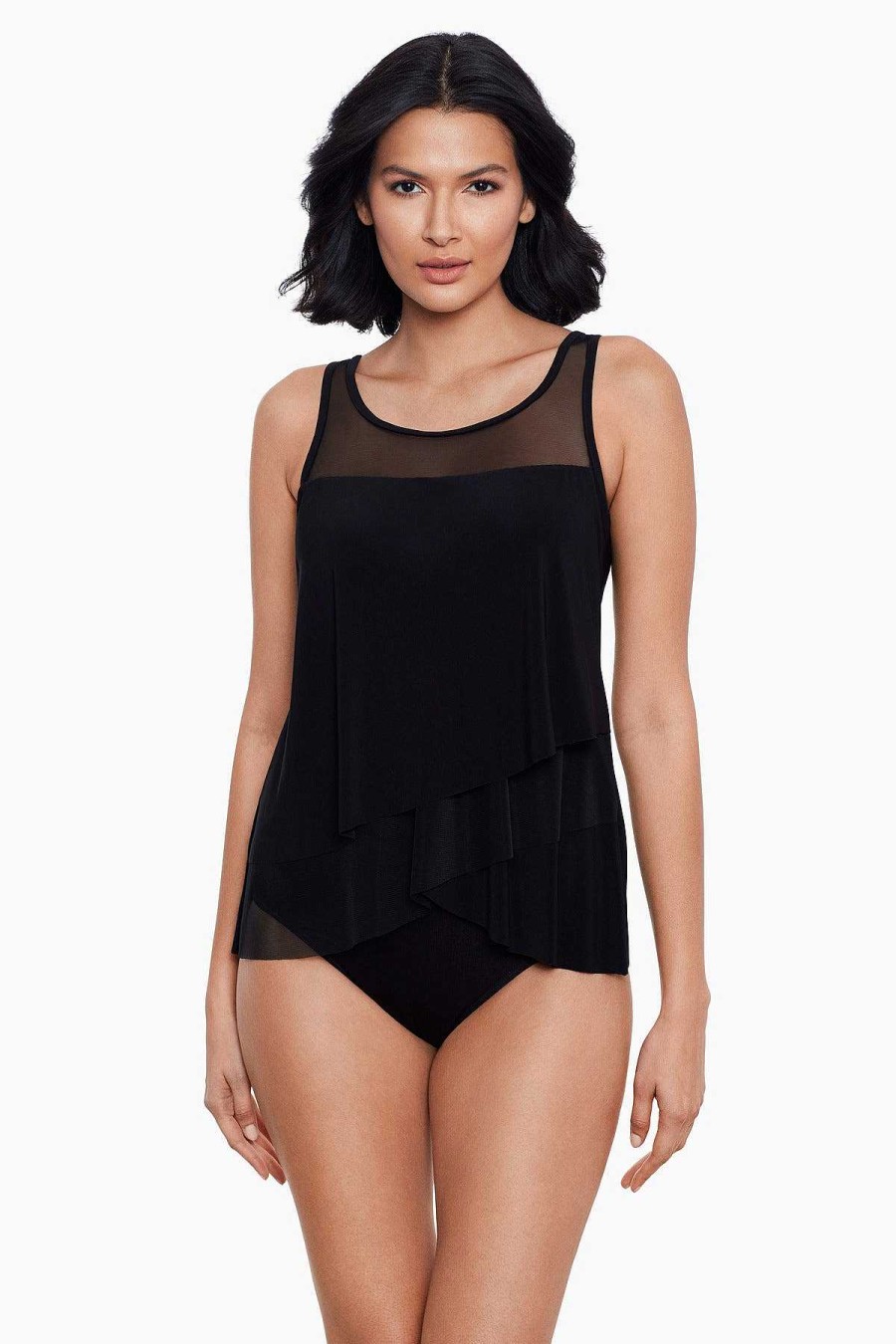 Miraclesuit Illusionists Mirage Tankini Top Dd-Cup New