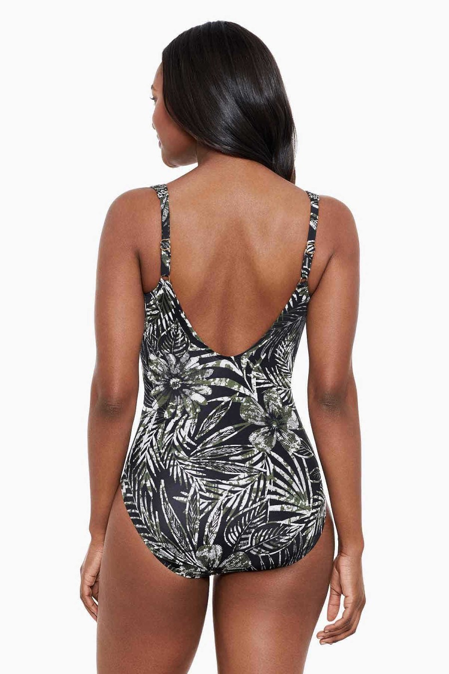 Miraclesuit Zahara Sanibel One Piece Swimsuit Dd-Cup Black/Multi Best