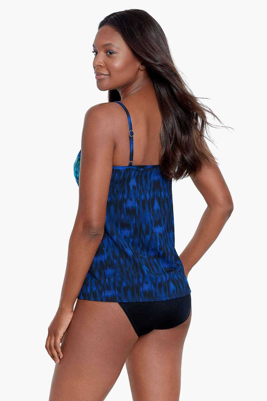 Miraclesuit Alhambra Jubilee Tankini Top Blue/Multi Wholesale