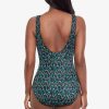 Miraclesuit Bijoux Criss Cross Escape One Piece Swimsuit Black/Multi Best