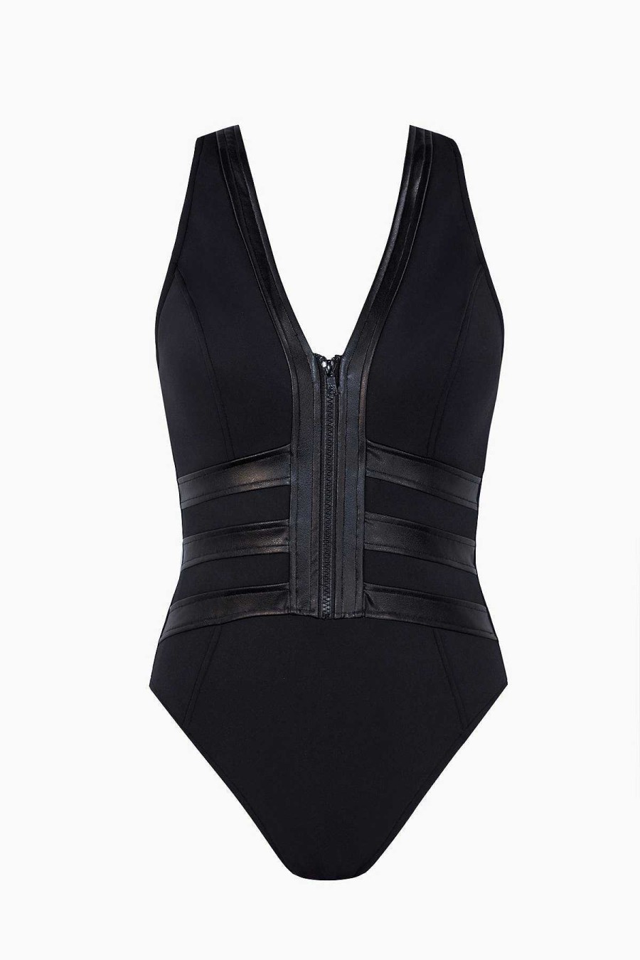 Magicsuit Moto Chic Sean One Piece Swimsuit Black Online