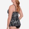 Miraclesuit Plus Size Zahara Love Knot Tankini Top Black/Multi Best