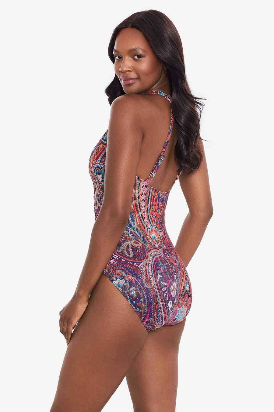 Miraclesuit Dynasty Wrapsody One Piece Swimsuit Multi Clearance