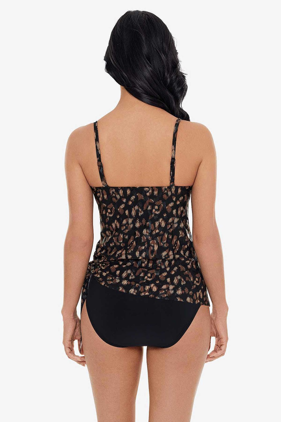 Magicsuit La Paz Alex Tankini Top Black/Brown New