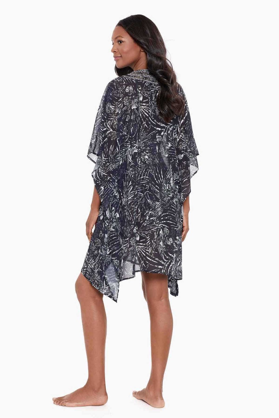 Miraclesuit Zahara Caftan Swim Cover Up Black/Multi Online