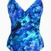 Miraclesuit Sous Marine Revele One Piece Swimsuit Blue/Multi Wholesale