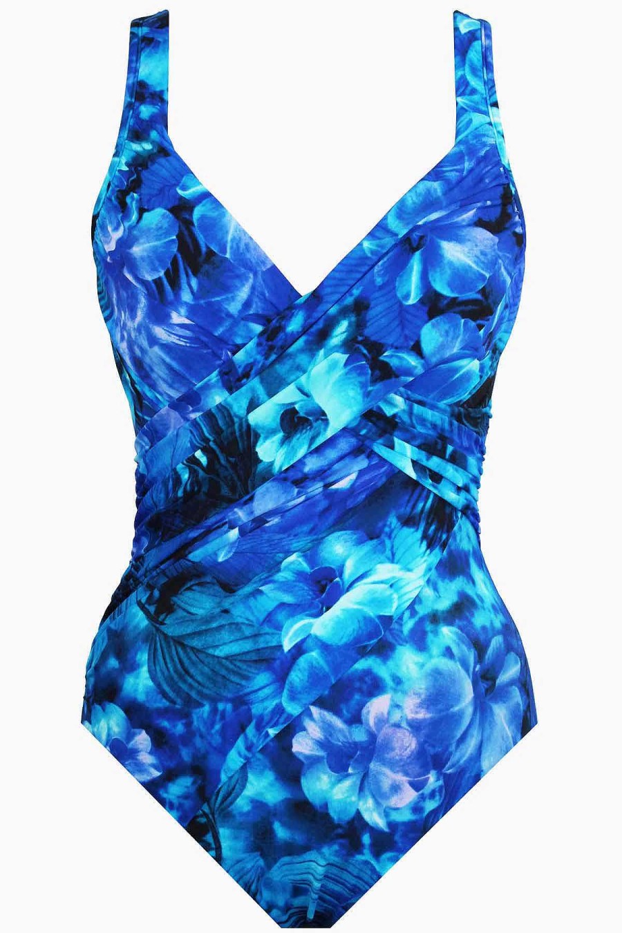 Miraclesuit Sous Marine Revele One Piece Swimsuit Blue/Multi Wholesale