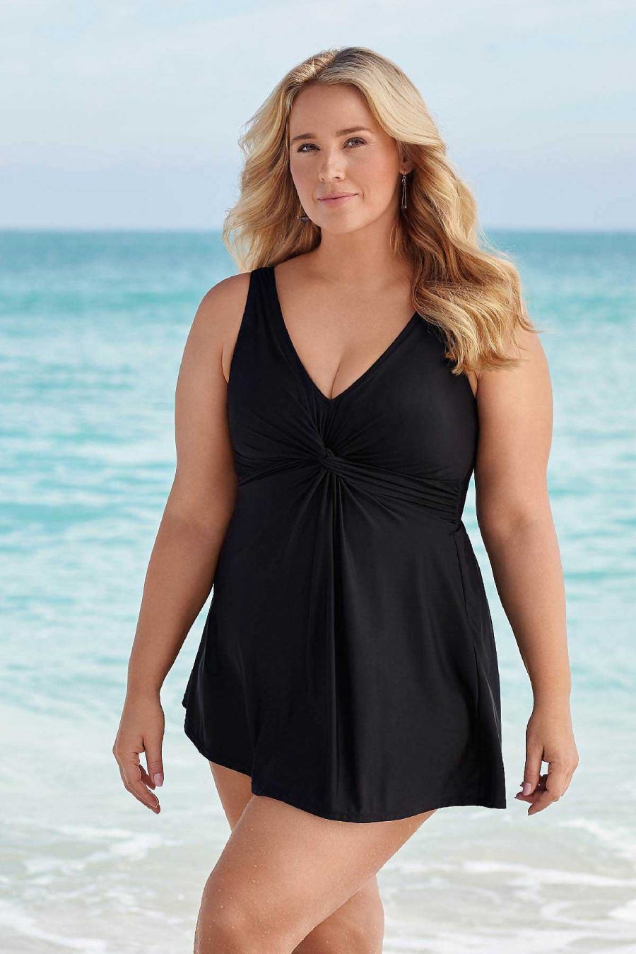 Miraclesuit Plus Size Must Haves Marais One Piece Swim Dress Wholesale