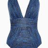 Miraclesuit Dot Com Odyssey One Piece Swimsuit Blue/Multi Hot