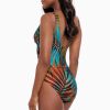 Miraclesuit Tamara Tigre It'S A Wrap One Piece Swimsuit Multi New