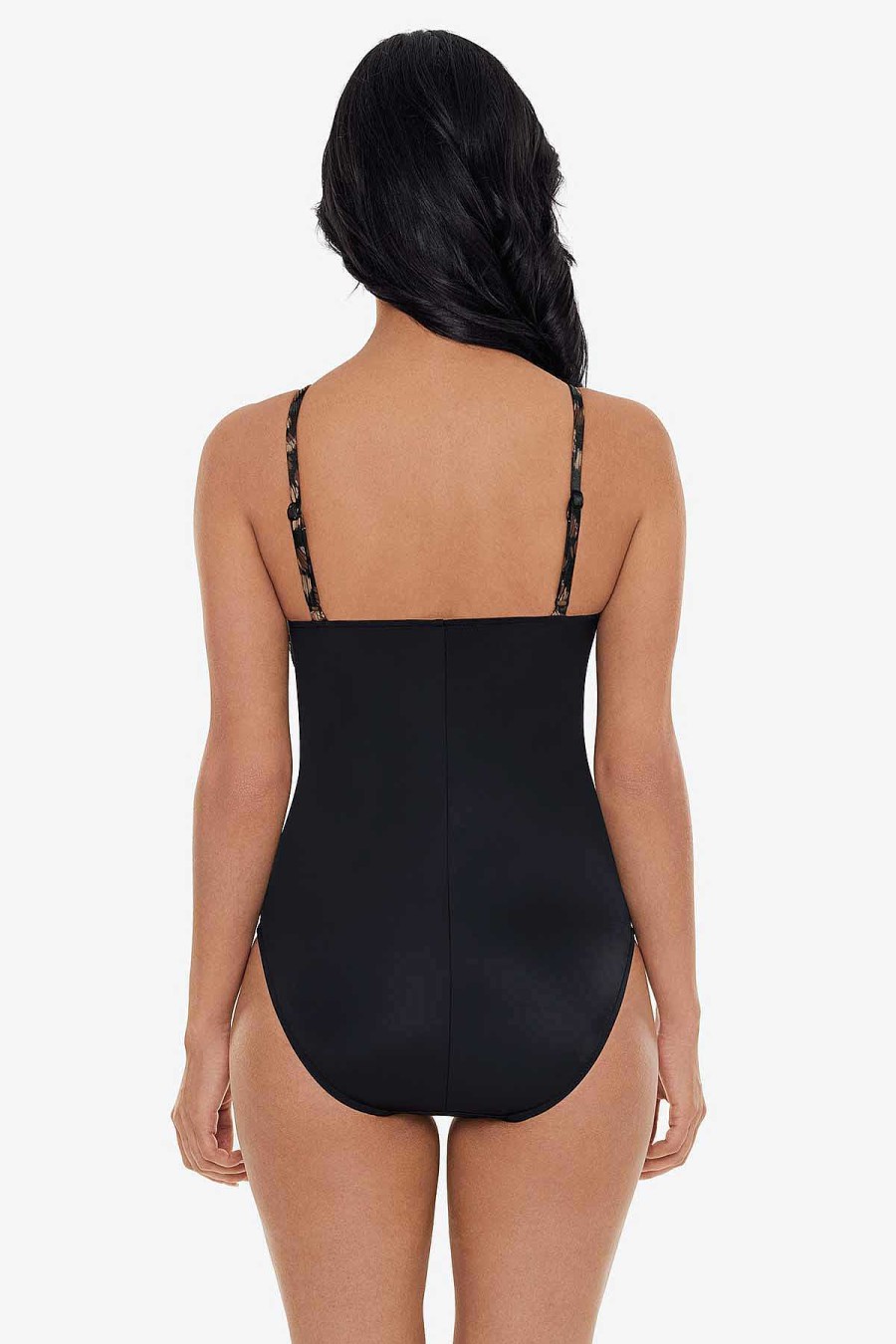 Magicsuit La Paz Lisa One Piece Swimsuit Black/Brown Wholesale