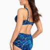 Miraclesuit Fandango Plunge Swim Bra Top Blue/Multi Online