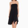 Magicsuit Jersey Handkerchief Convertible Skirt Dress Swim Cover Up Black Hot