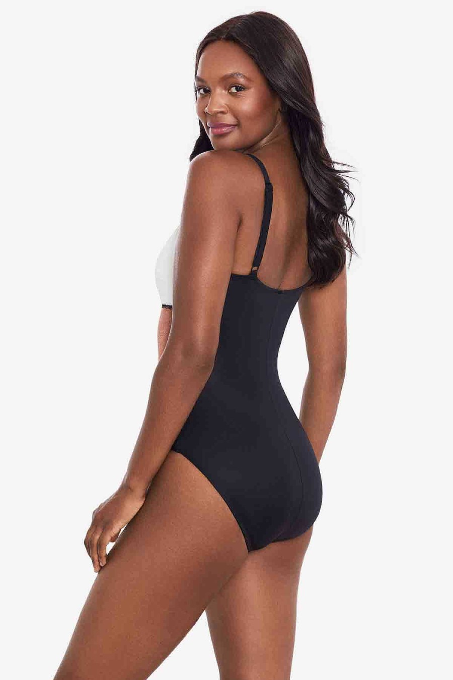 Miraclesuit Spectra Trifecta One Piece Swimsuit Bronze New