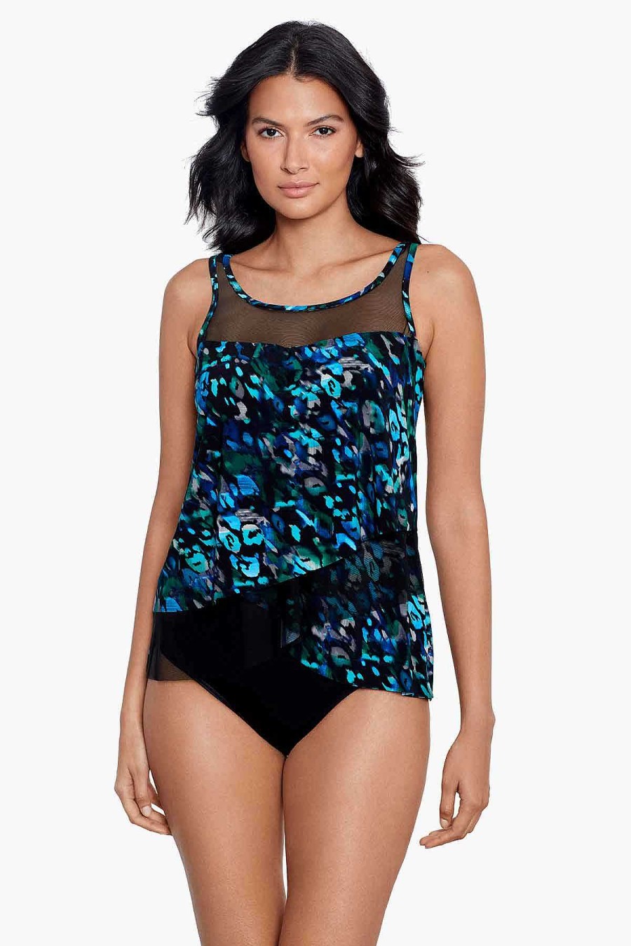 Miraclesuit Sophisticat Mirage Tankini Top Multi Wholesale