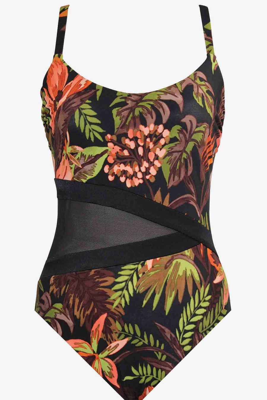 Miraclesuit Botanico Lyra One Piece Swimsuit Black/Multi Best