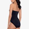 Miraclesuit Rock Solid Madrid Bandeau One Piece Swimsuit Clearance