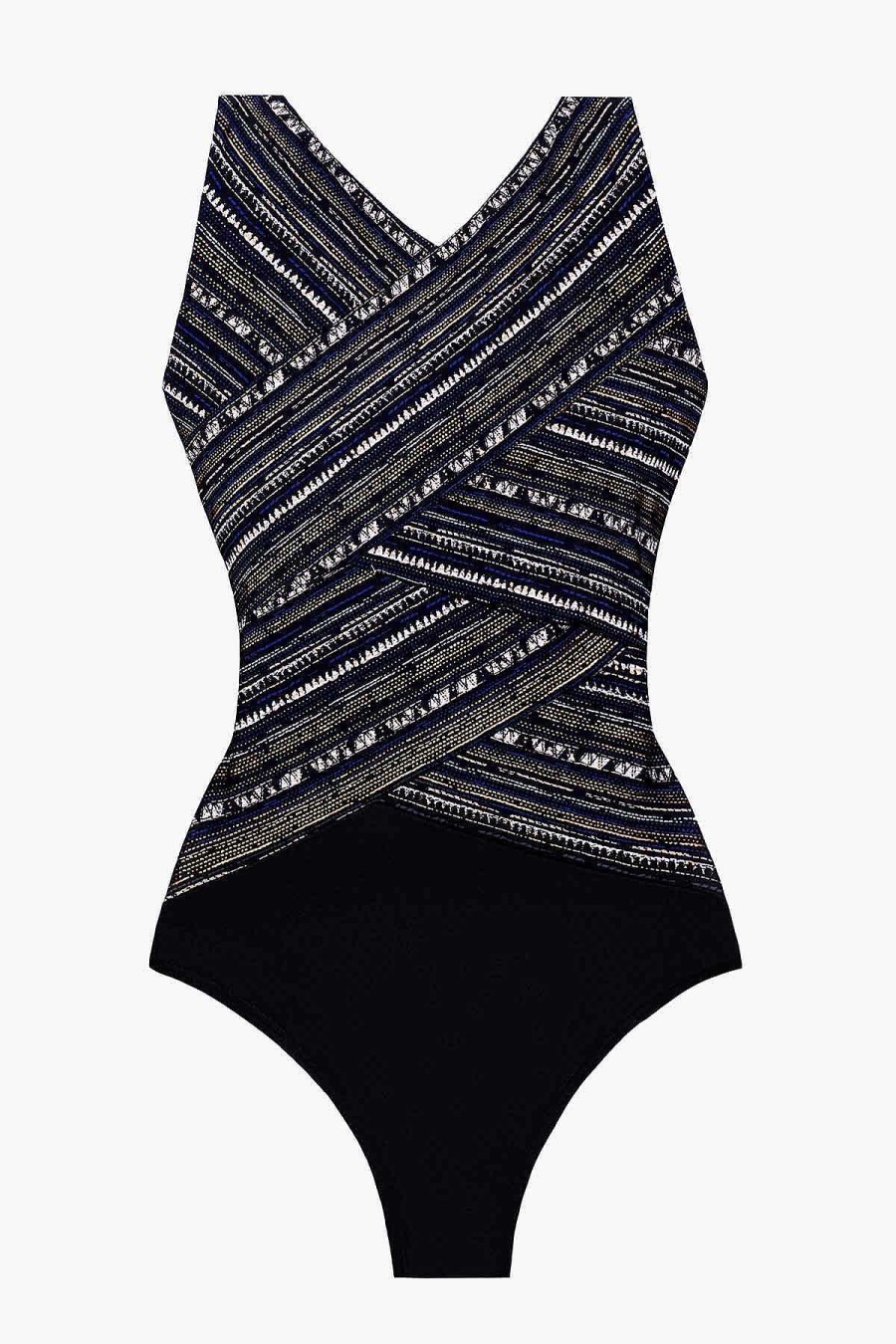 Miraclesuit Cypher Brio One Piece Swimsuit Black/Multi Clearance