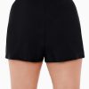 Miraclesuit Plus Size Swim Shorts Bottom Black Clearance