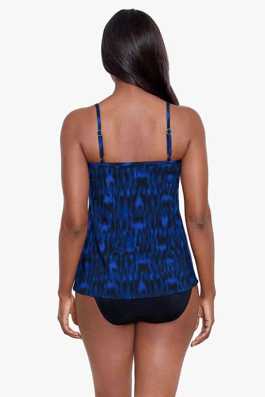 Miraclesuit Alhambra Jubilee Tankini Top Blue/Multi New