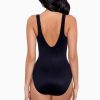 Miraclesuit Spectra Trinity One Piece Swimsuit Black Best