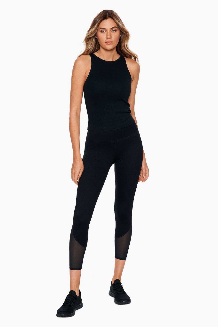 Miraclesuit Performance Mesh Cut-Out Leggings Black Clearance