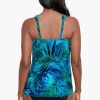 Miraclesuit Palm Reeder Dazzle Tankini Top Blue/Multi Wholesale