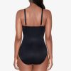 Miraclesuit Network Mystify One Piece Swimsuit Dd-Cup Black New