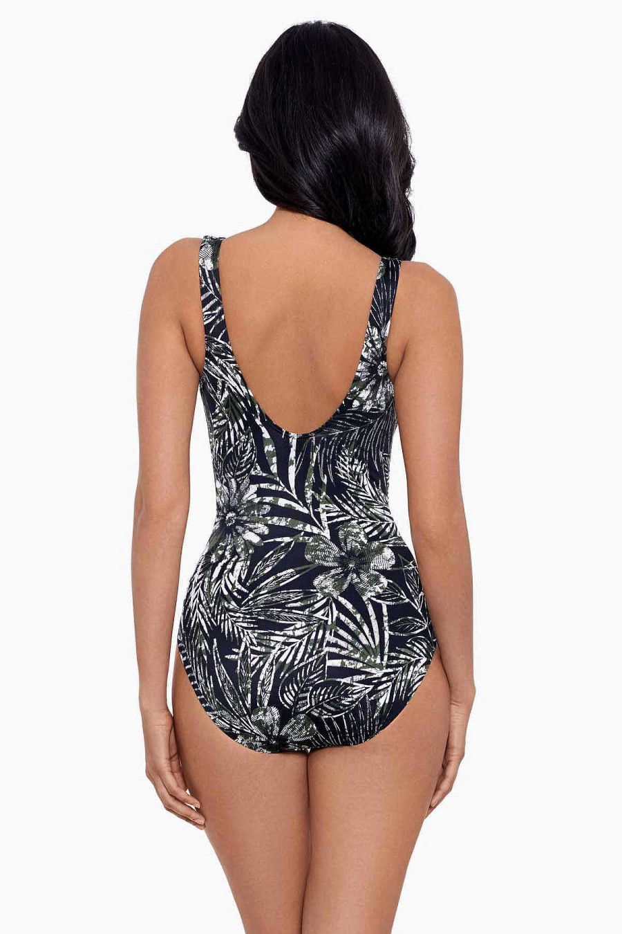 Miraclesuit Zahara It'S A Wrap One Piece Swimsuit Black/Multi Online