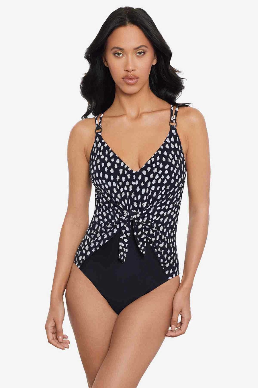 Magicsuit Pebbles Saki One Piece Swimsuit Black/White Hot