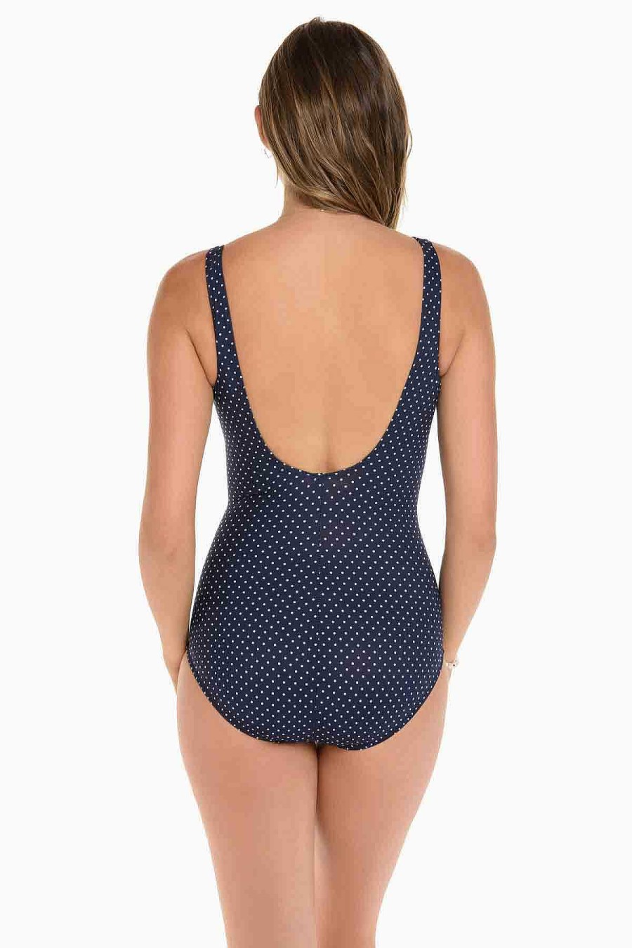 Miraclesuit Pin Point Oceanus One Piece Swimsuit Wholesale