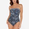 Miraclesuit Provenace D'Ur Avanti Bandeau Long Torso One Piece Swimsuit Blue Online