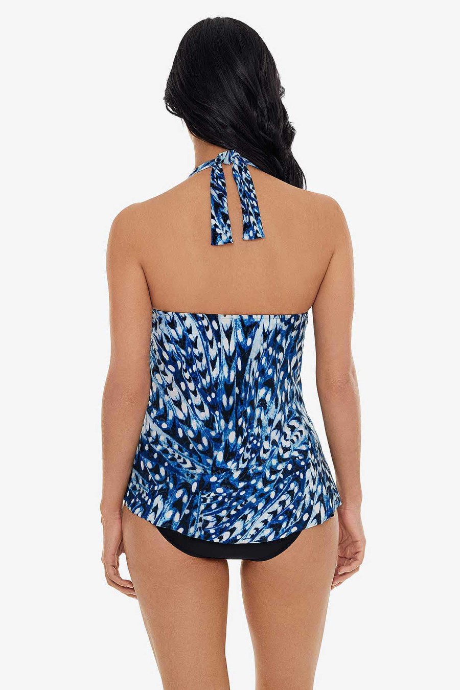 Magicsuit Quill Sophie Tankini Top Blue/Multi Clearance