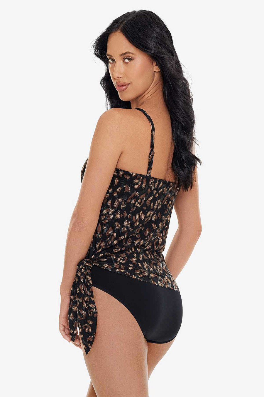 Magicsuit La Paz Alex Tankini Top Black/Brown New