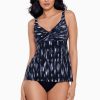 Miraclesuit Bronze Reign Ayla Tankini Top Black/Multi Best