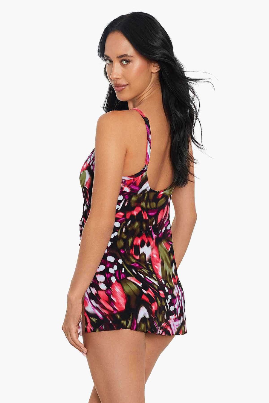 Magicsuit Flutter Willow One Piece Swimsuit Black/Multi New