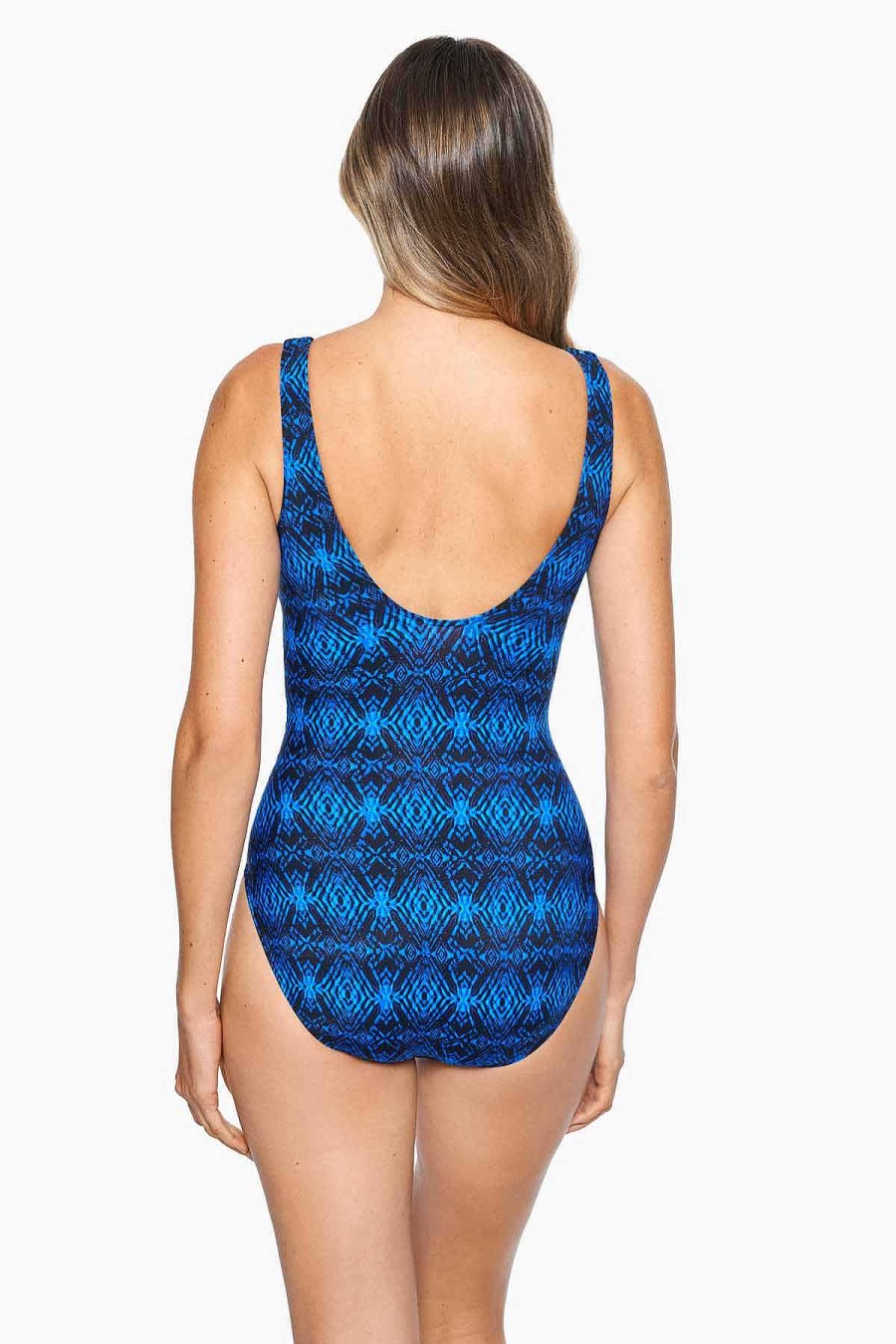 Miraclesuit Ocean Ombre It'S A Wrap One Piece Swimsuit Blue/Multi Wholesale