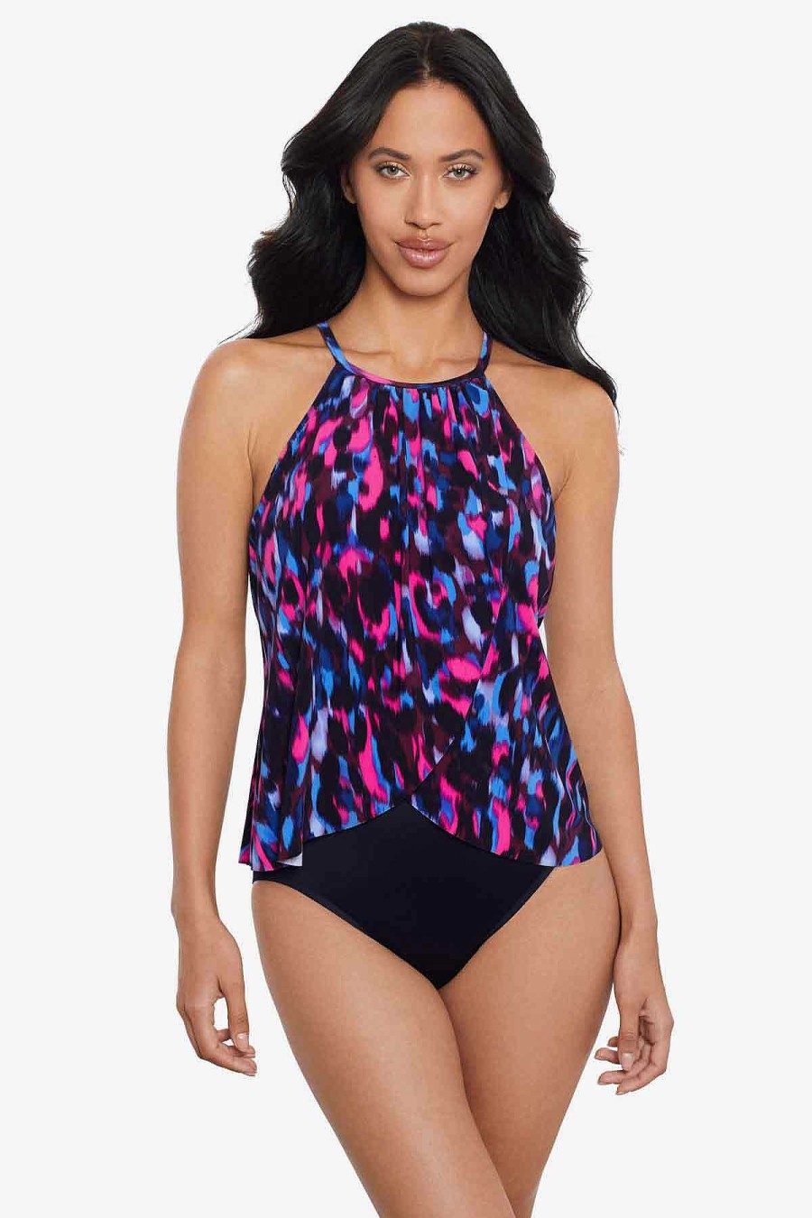 Magicsuit Cherry Bomb Aubrey One Piece Swimsuit Black/Multi New