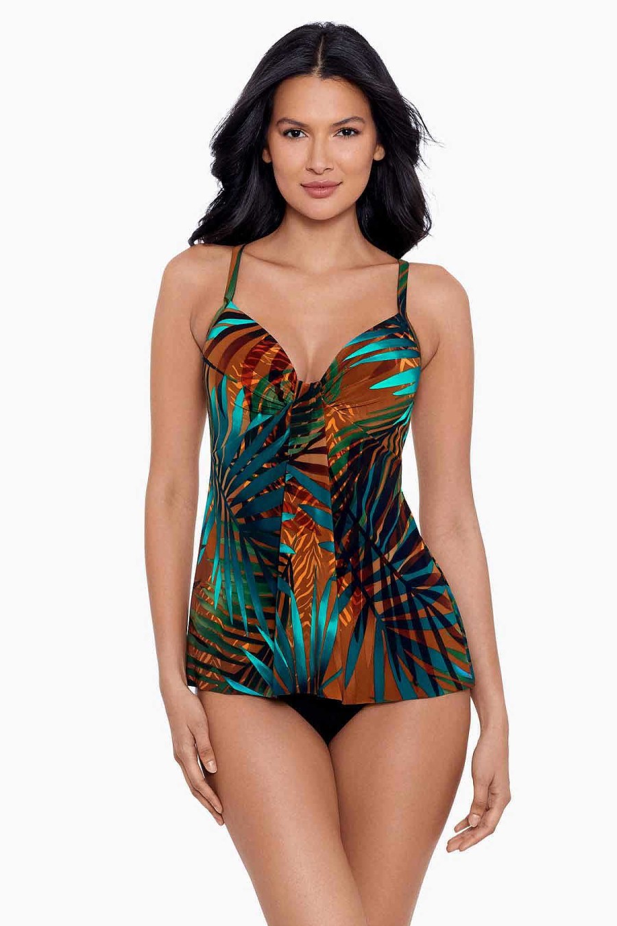 Miraclesuit Tamara Tigre Marina Tankini Top Multi Wholesale