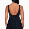 Miraclesuit Aurora Swim Dress Black Clearance